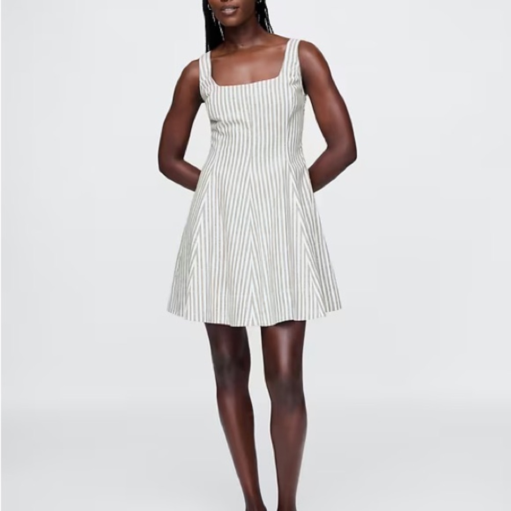 GAP Linen-Blend Mini Dress